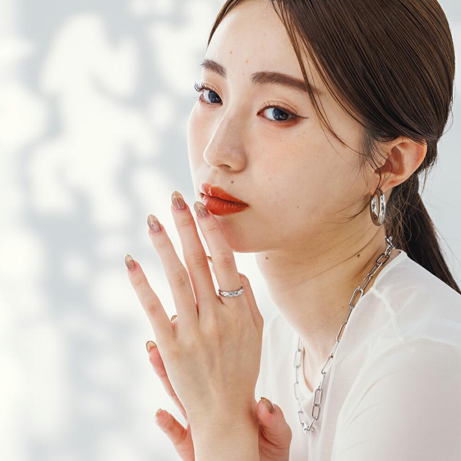 指輪 レディース ステンレス リング (333)キルティング加工 選択可 銀色 金色 ピンクゴールド 指輪 メンズ 送料無料 |  | 05