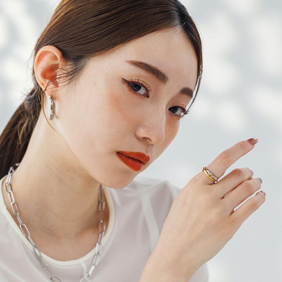 指輪 レディース ステンレス リング (337) 3連リング 選択可 (銀色 金色 ピンクゴールド) 指輪 トリニティ メンズ 送料無料 |  | 04