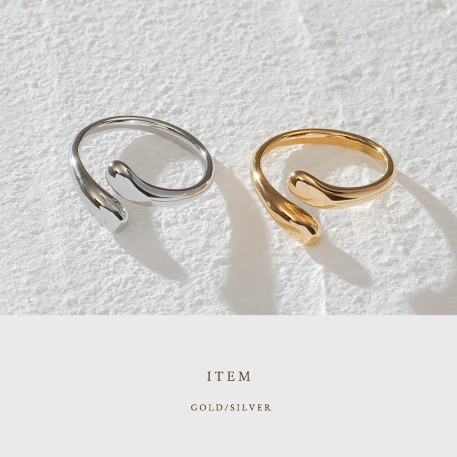 指輪 レディース ステンレス リング (348) 選択可 金色 銀色