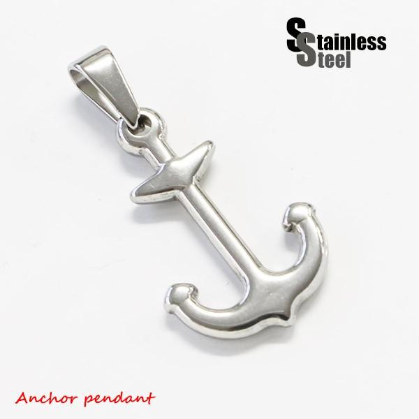 ステンレス ペンダント 63 アンカー 銀色 メイン メンズ レディース アクセサリー 送料無料 イカリ 碇 マリンスタイル 人気沸騰ブラドン