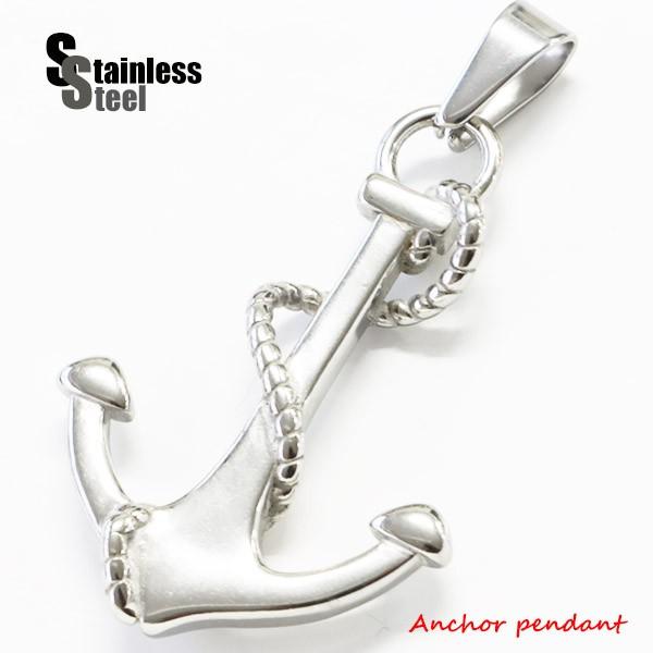 ステンレス ペンダント 64 アンカー 銀色 メイン メンズ レディース アクセサリー 送料無料 イカリ 碇 マリンスタイル 21特集