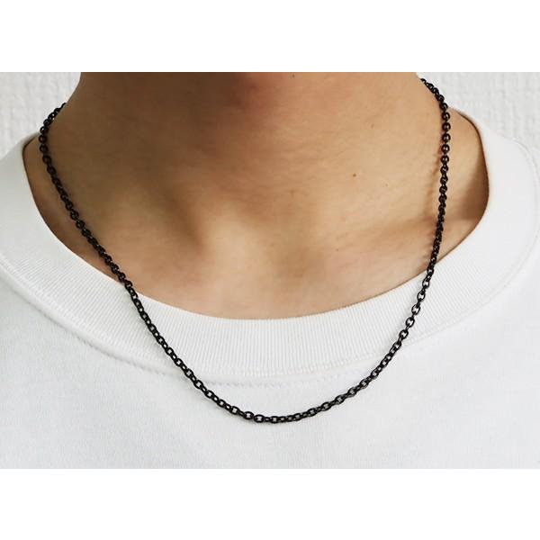 ebony ネックレス S-M 21cm　　お値下げ中 幅7mm STAINLESS STEEL ステンレス 喜平ネックレス 中折式