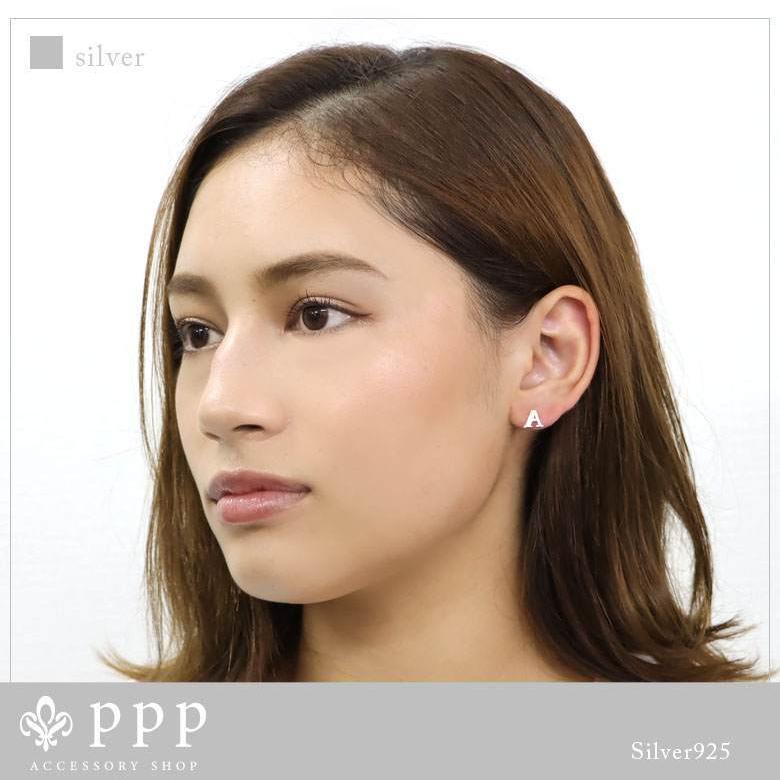 ピアス レディース ステンレス ピアス(73)2個セット カラー選択可 AからZまであり アルファベット 金色 銀色 ピンクゴールド |  | 01