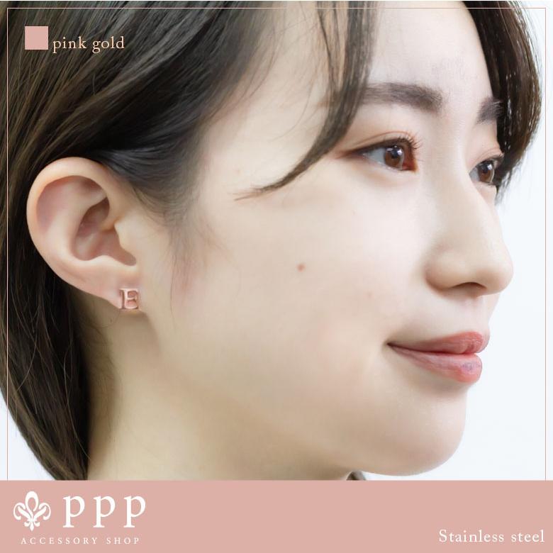 ピアス レディース ステンレス ピアス(73)2個セット カラー選択可 AからZまであり アルファベット 金色 銀色 ピンクゴールド |  | 19