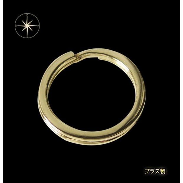 ブラス製キーリング(1)直径3.2cm メイン キーチェーン キーリング 真鍮製 ブラス 金色 | 