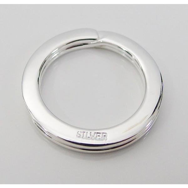 シルバー925製キーリング(2)直径26mm シルバー925 銀 メンズ