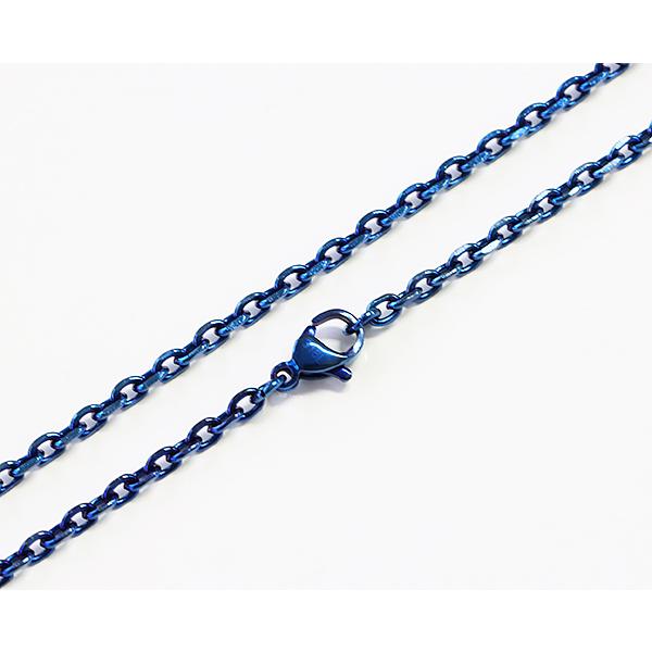 チェーン ネックレス レディース ステンレス 4面カットあずき