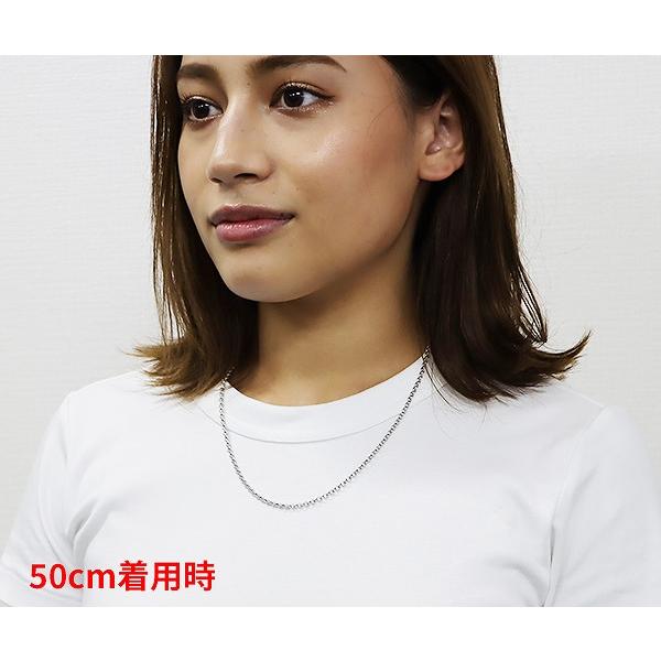 SAAD 甲丸　ステンレスチェーン　45センチ 甲丸 シルバー925製チェーン 5.4mm｜全てのシルバーアクセサリー
