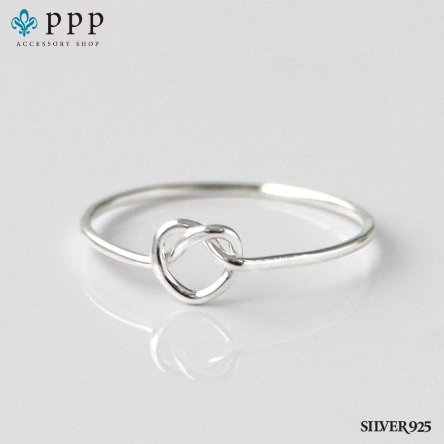 シルバー925製 リング 90 メイン 指輪 レディース シルバー925 銀 結わき 結び目 ハート シンプル メンズ ピンキーリング おしゃれ 送料無料 Sv4221 アクセサリー専門ショップ Ppp 通販 Yahoo ショッピング