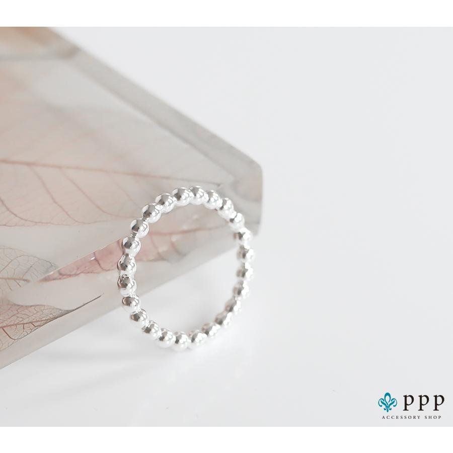 シルバー925製 リング(117) ボールチェーンリング 幅2.5mm