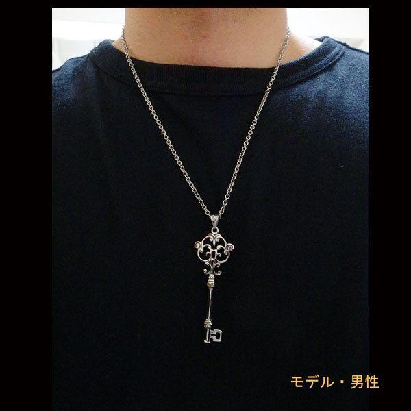ステンレスペンダント カギ(1) メイン ペンダント鍵かぎサージカルステンレスネックレス(316L) |  | 04