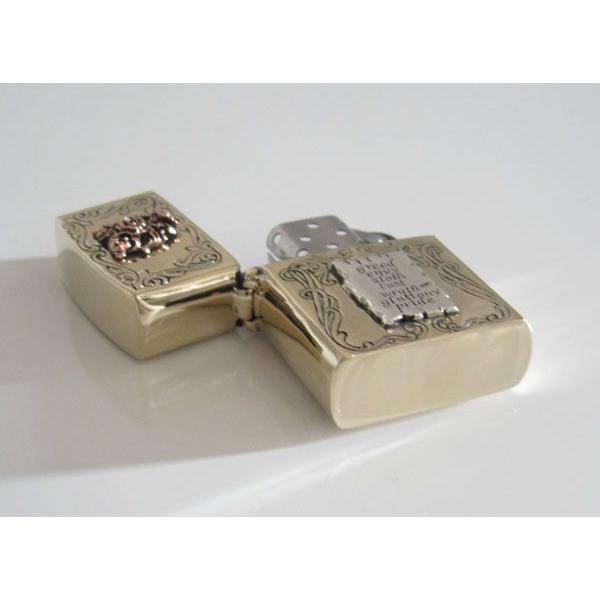 (GV)ZIPPOライター イエスキリスト「七つの大罪」 メイン 金色 真鍮製(ブラス製) シルバー925製銀 good vibrations |  | 04