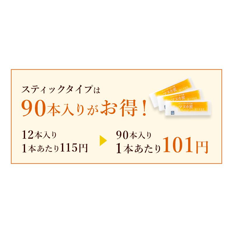 ニュージーランド産 マヌカ蜜 スティックタイプ 5g×90本 : 杉 ニュージーランド産 マヌカ蜜 スティックタイプ 5g×90本 : 杉