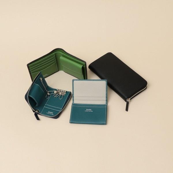 【SAFFIANO LEATHER】 【Braided】 2トーン キーケース