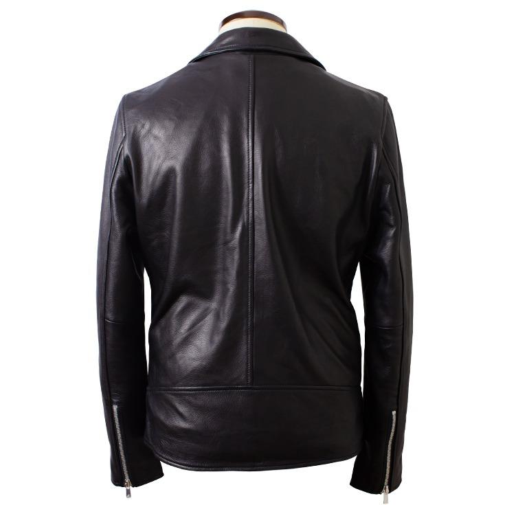 FILLMORE 本革 ディアスキンダブルライダースジャケット メンズ フィルモア DRY13Aの画像