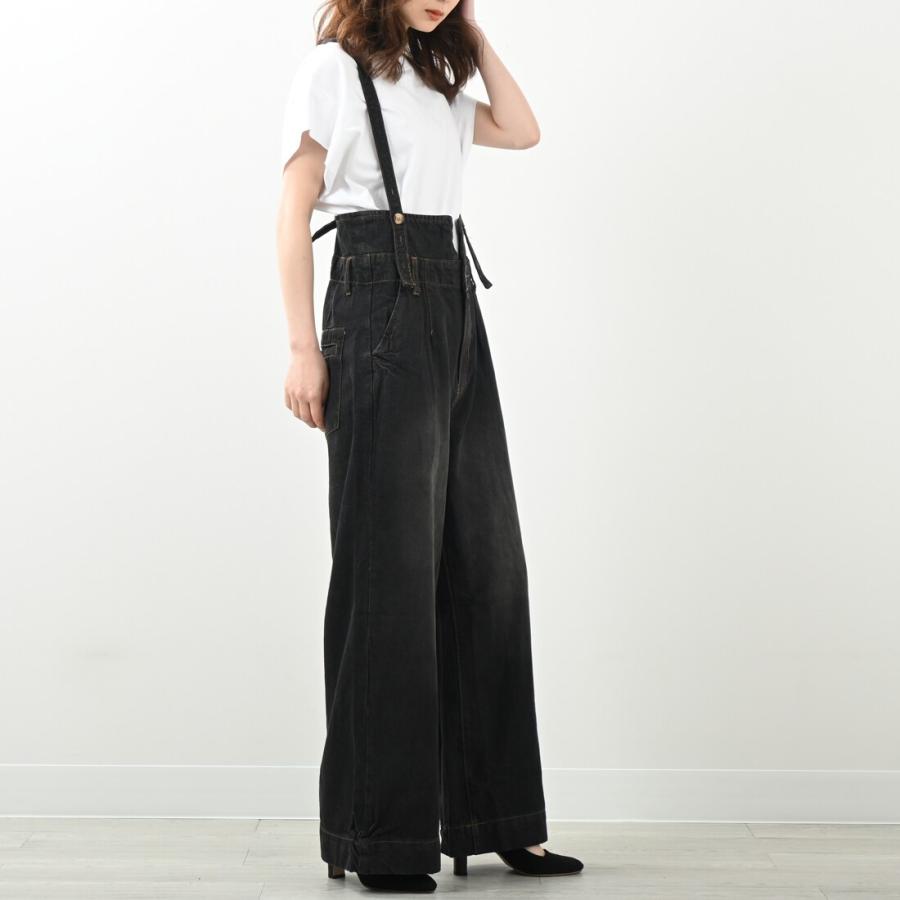 Felt Maglietta 【きれいめサロペット】新色ブラックデニム入荷