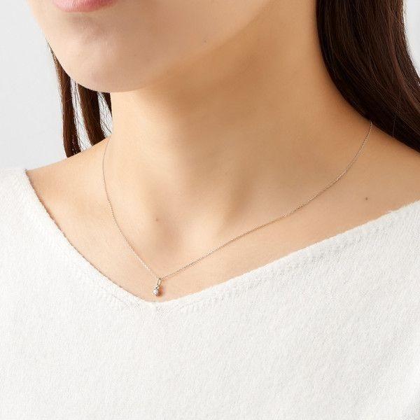 ESTELLE（エステール） プラチナ ダイヤモンド ネックレス : マルイ