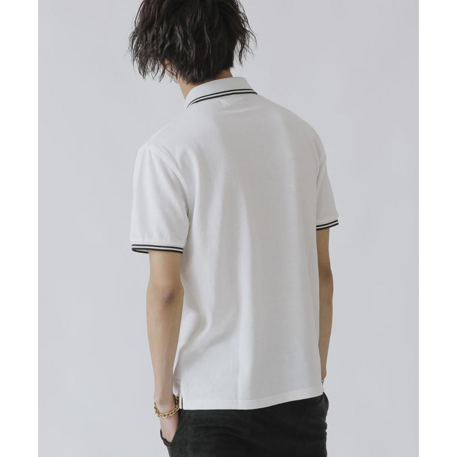 【London Denim】鹿の子 ／ ワンポイント刺繍 ポロシャツ（半袖）｜0101marui｜15