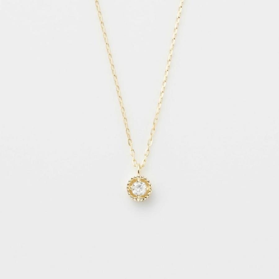 《WEB限定》K10ダイヤモンドネックレス（0.03ct）の画像