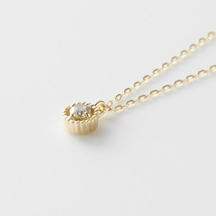 《WEB限定》K10ダイヤモンドネックレス（0.03ct）の画像