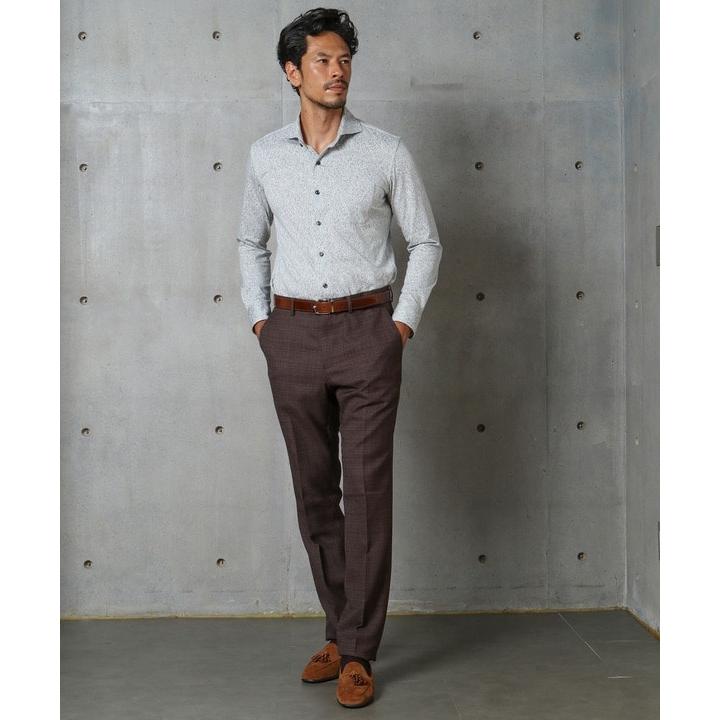 MEN'S BIGI（メンズビギ） ミックスヤーンストレッチパンツ【撥水撥油