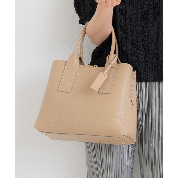 ベース（BASE）/【本革】【イタリア製】2WAY レディースハンドバッグ（L） BASE 【本革】【イタリア製】2WAY レディースハンドバッグ（L