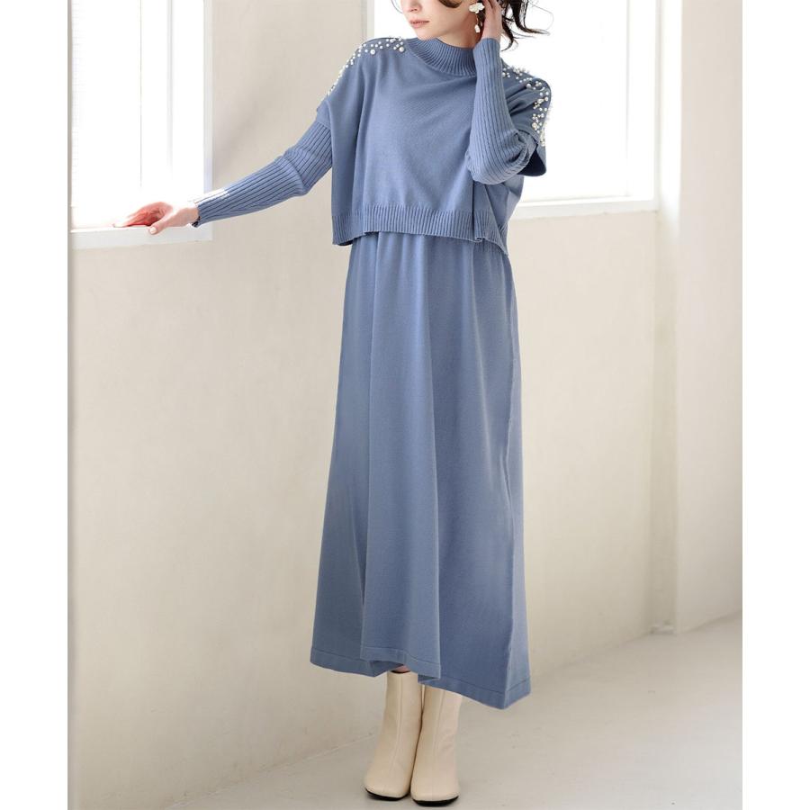 ラナン（Ranan）/パール付ニットアンサンブル RANAN（ラナン） パール付ニットアンサンブル : マルイ(丸井)Yahoo!店