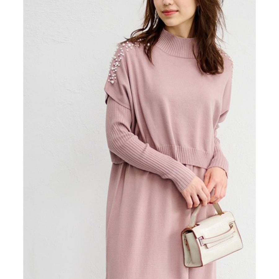 RANAN（ラナン） パール付ニットアンサンブル : マルイ(丸井)Yahoo!店