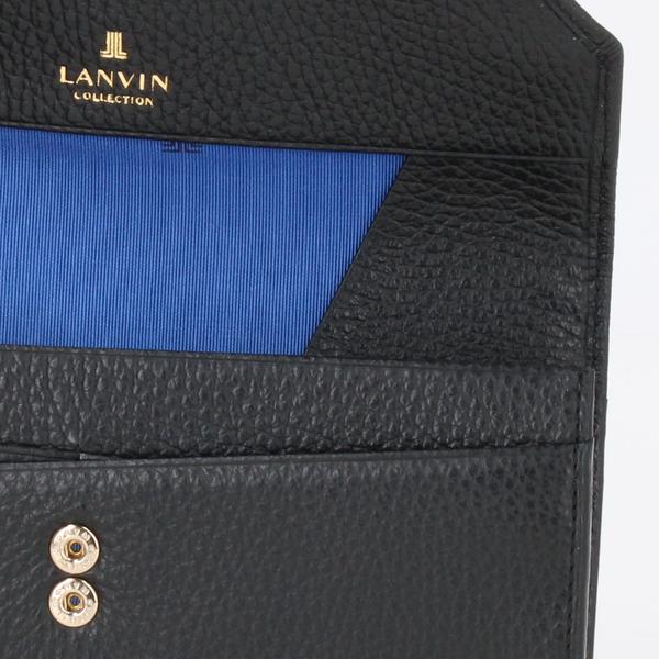 【新品タグ付き】ランバンコレクション ラブレーパース ギャルソン長財布 ブラック LANVIN COLLECTION 【ランバンコレクション】ラブレーパース