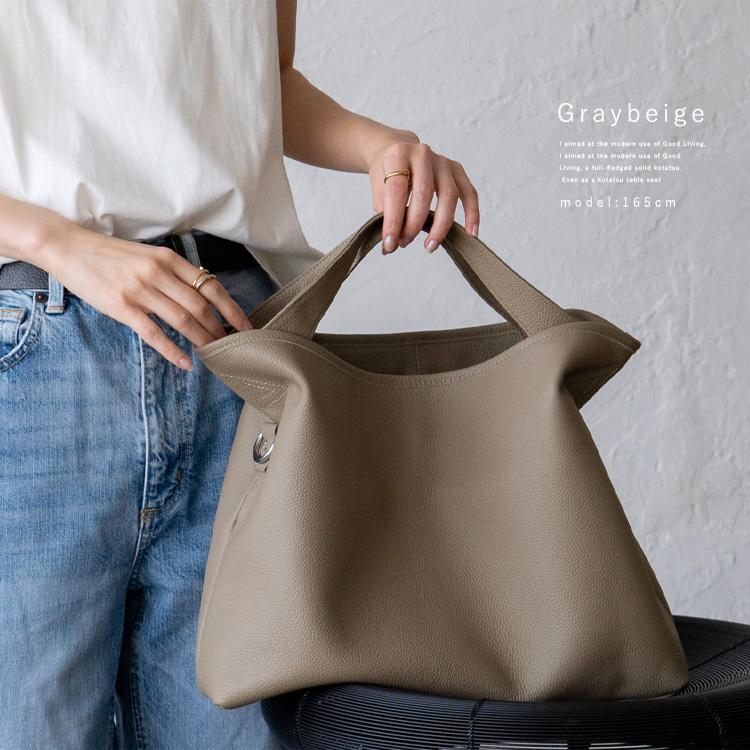 VitaFelice（ヴィータフェリーチェ） 本革2wayスクエアトートバッグ