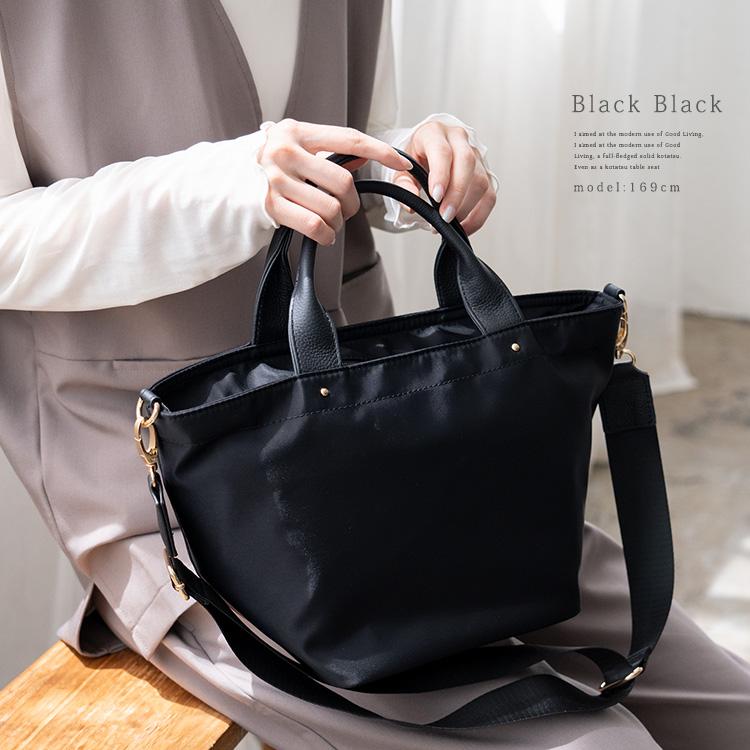 VitaFelice（ヴィータフェリーチェ） 本革ハンドル2wayミニナイロン