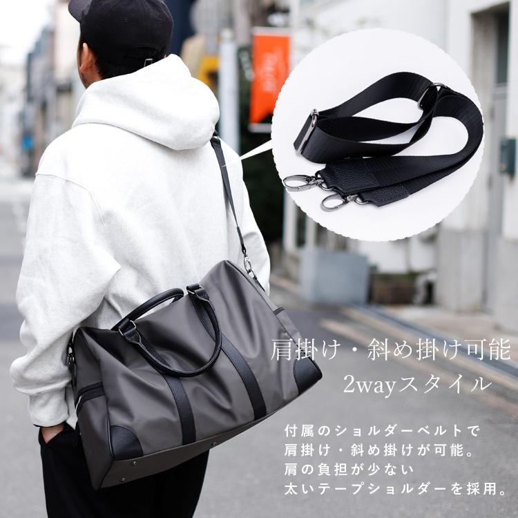 VitaFelice（ヴィータフェリーチェ） 本革×ナイロン2wayボストンバッグ