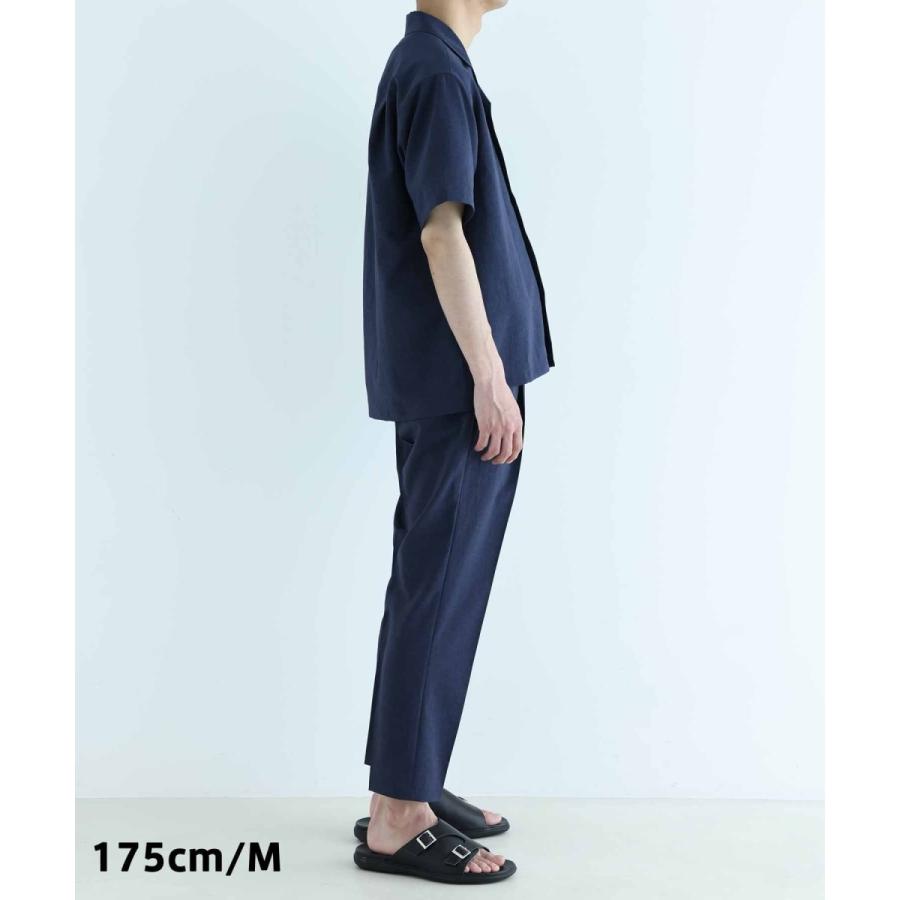 【美品】ADAM ET ROPE' アダムエロペ　セットアップ　オープンカラー ADAM ET ROPE' オープンカラーシャツ＆イージーパンツ