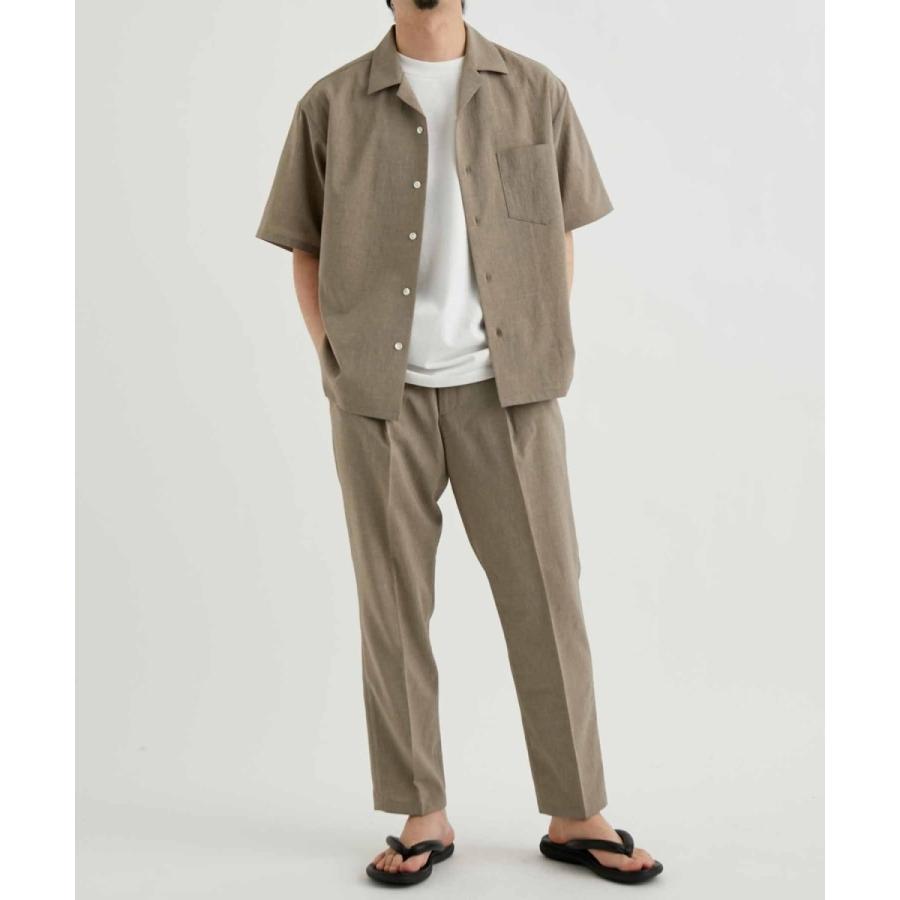 ADAM ET ROPE' セットアップ　オープンカラーシャツ ＆ パンツ ADAM ET ROPE' オープンカラーシャツ＆イージーパンツ