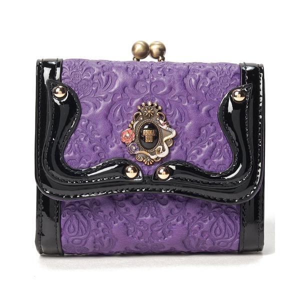【未使用】アナスイ がま口二つ折り財布 セルバン ゴールド ヘビ バラ 完売色 ANNA SUI（アナスイ） セルパン 二つ折り口金財布 : マルイ(丸井)Yahoo