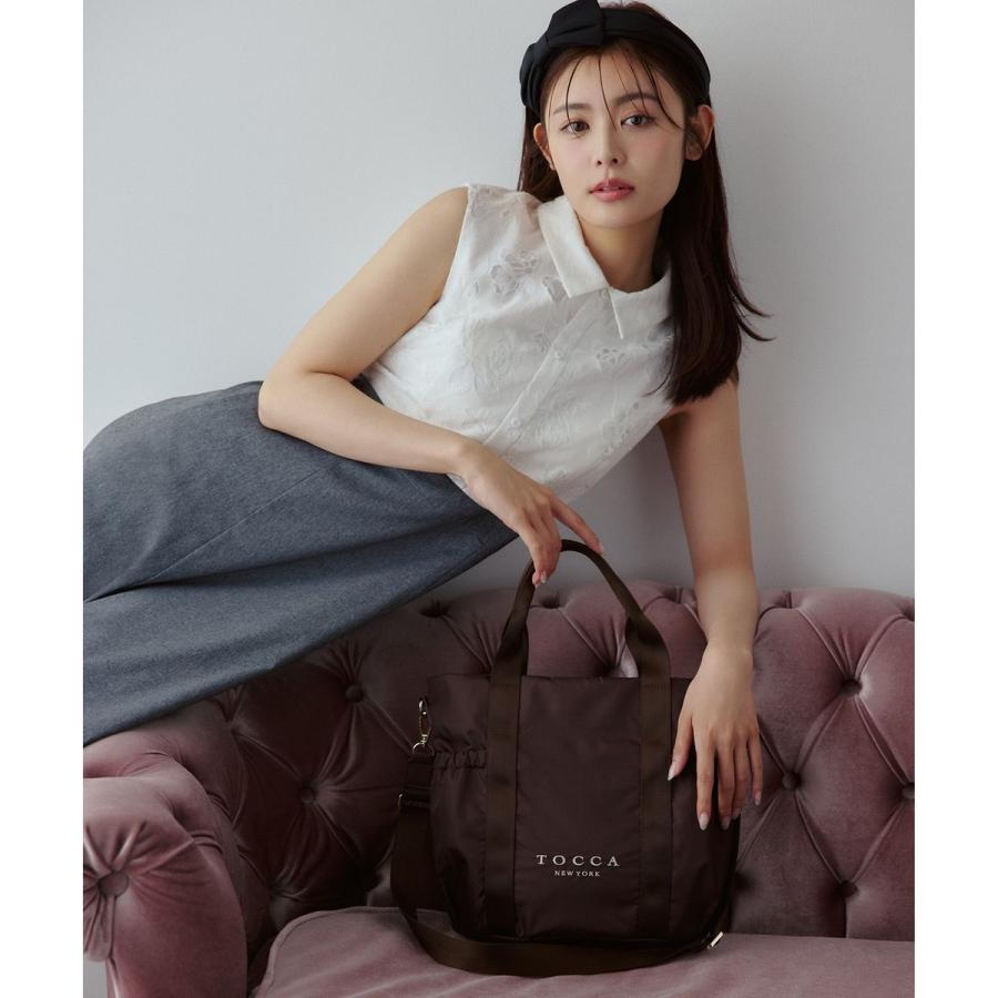 TOCCA SANA SIDEPOCKET TOTE トートバッグ TOCCA（トッカ） 【新色登場・WEB＆一部店舗限定・環境にやさしい素材