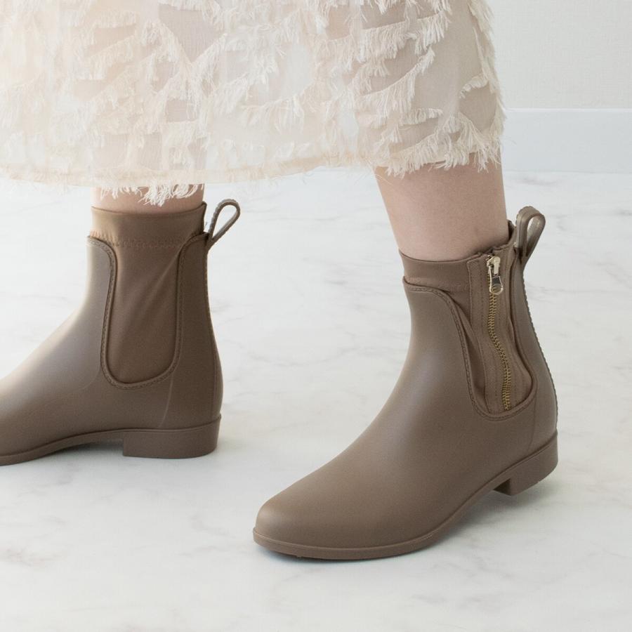 ブリジット バーキン（Bridget Birkin）/Bridget Birkin◆1cmヒール◆サイドジップレインブーツ Bridget Birkin（ブリジットバーキン） Bridget Birkin◇1cmヒール