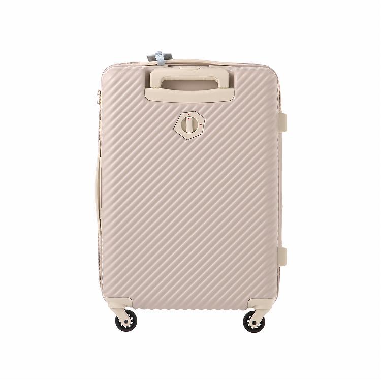 HaNT×ジュエルナコラボ スーツケース Mサイズ 46L  キャスターストッパー かわいい 花柄の画像