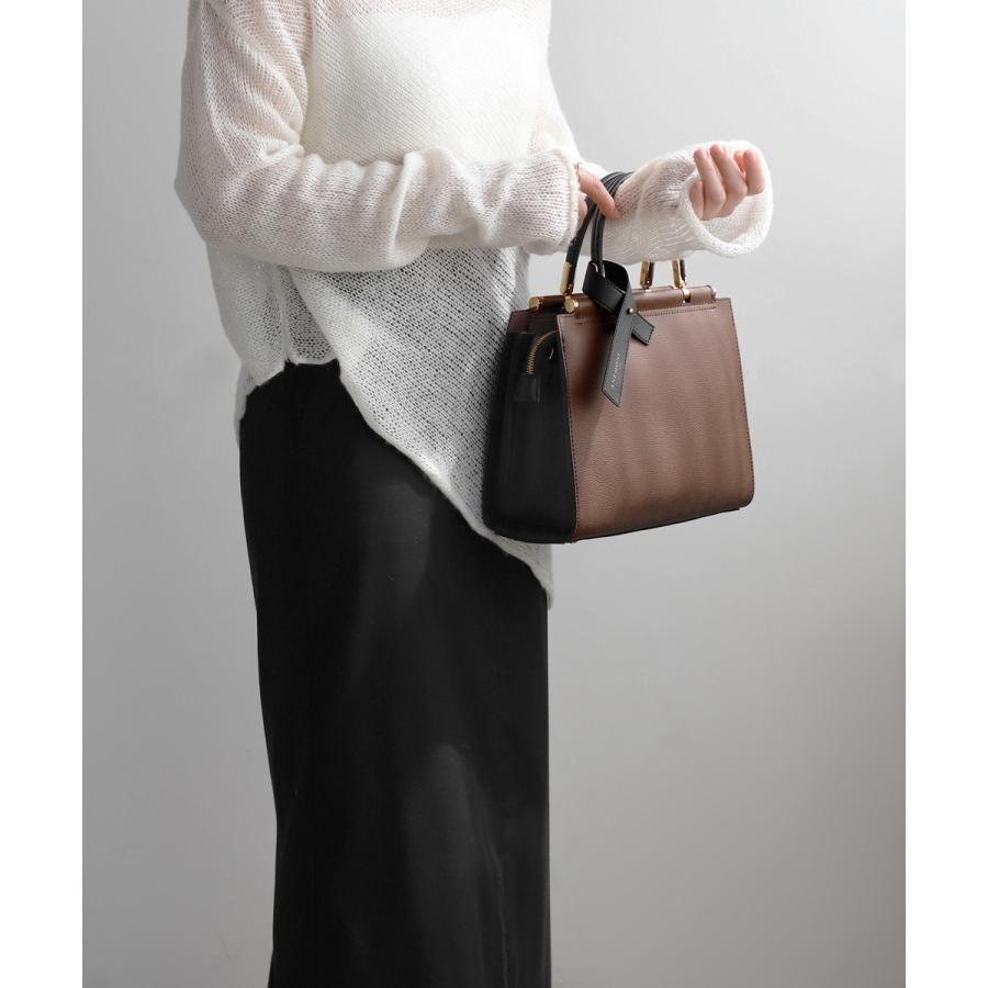 ANEMONE（アネモネ） バイカラーのスクエア2WAYバッグ : マルイ(丸井