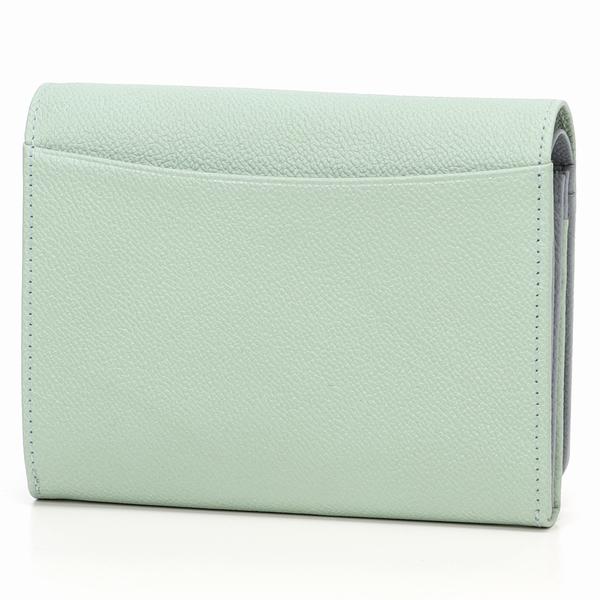 【新品未使用】　マリクレール　長財布　マルチウォレット　ミント Marie Claire（マリ クレール） ポケット 中Lファスナー折り財布