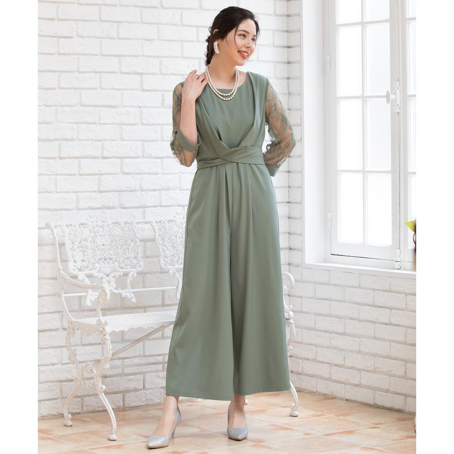 スーツ・フォーマル・ドレス manap DRESS STAR パーティー 結婚式 ジャンプスーツ パンツドレス