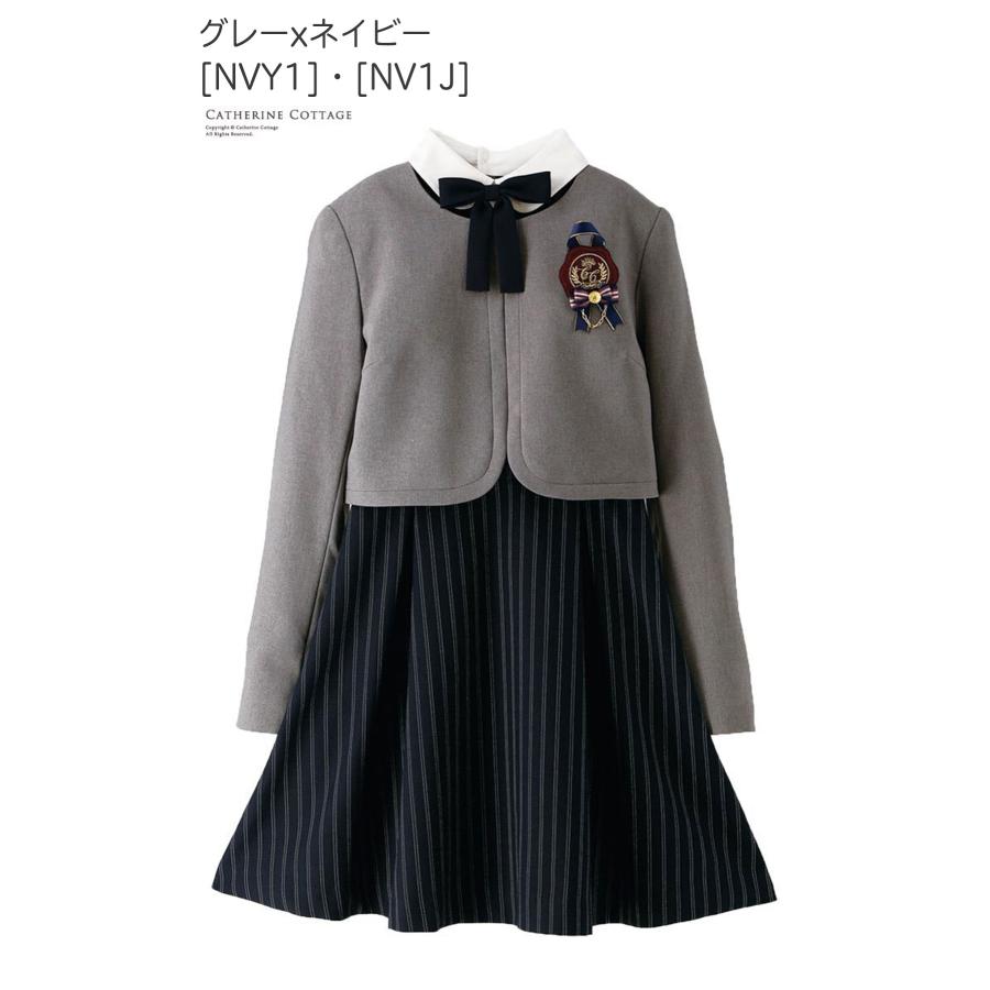 卒業式スーツ女の子卒服上品白襟ワンピース｜0101marui｜02