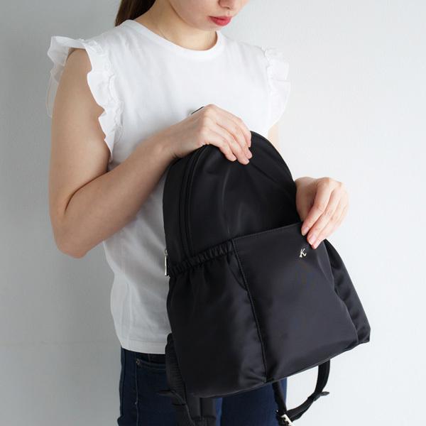 新品級 キタムラ Wポケット A4 ナイロン 本革 バックパック リュック 黒 リュック｜キタムラオンラインショップ