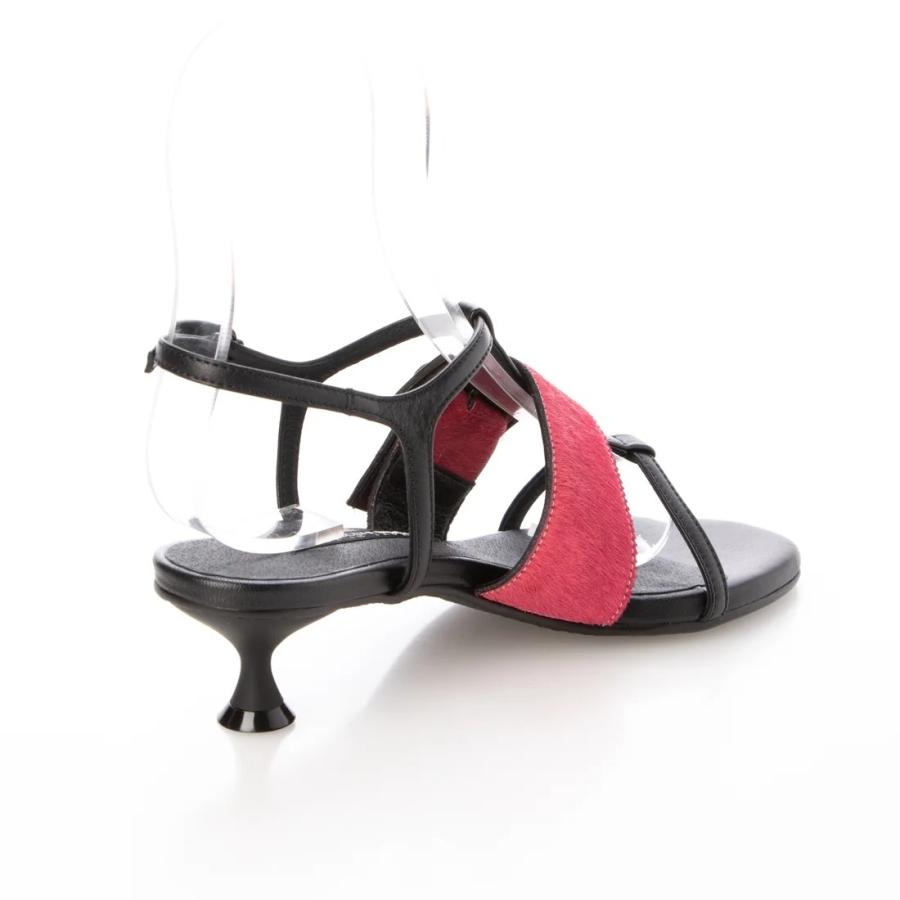 RABOKIGOSHI works 【ネット限定カラー】ヘビ柄本革ストラップサンダル