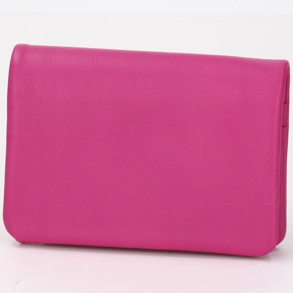 LANVIN COLLECTION 二つ折り財布 ピンク LANVIN COLLECTION 【ランバンコレクション】ラペリパース 二