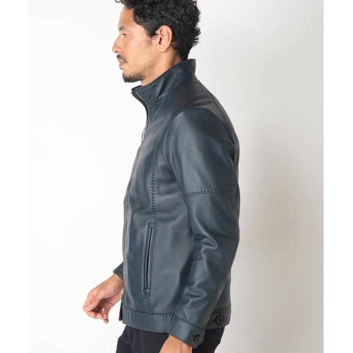 新入荷 【俳優 渡部篤郎さん着用】ラムレザークロームタンニングジャケット 【LWH6388951944】(22264円)