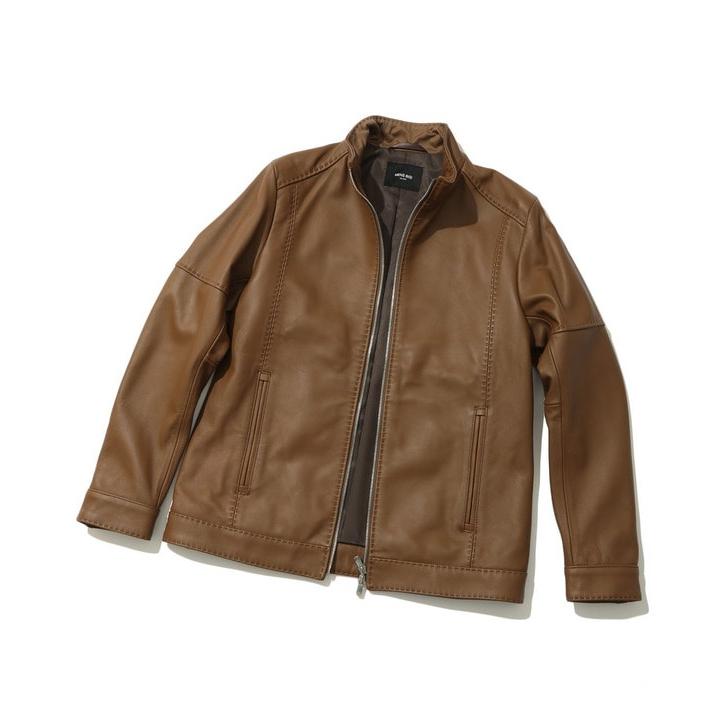 渡部篤郎さん着用MENS BIGI ラムレザークロームタンニングジャケット 俳優 渡部篤郎さん着用】ラムレザークロームタンニング