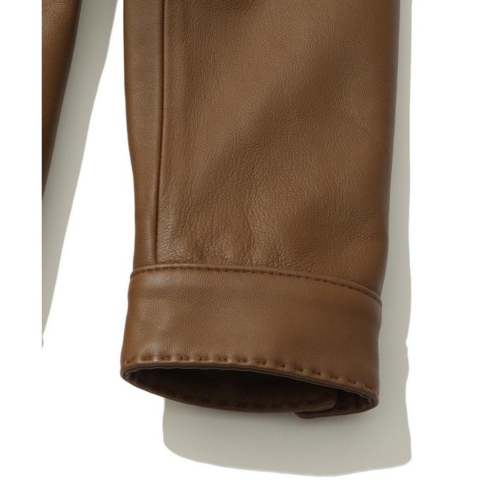 新入荷 【俳優 渡部篤郎さん着用】ラムレザークロームタンニングジャケット 【LWH6388951944】(22264円)