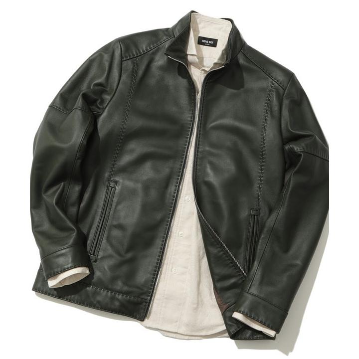 新入荷 【俳優 渡部篤郎さん着用】ラムレザークロームタンニングジャケット 【LWH6388951944】(22264円)