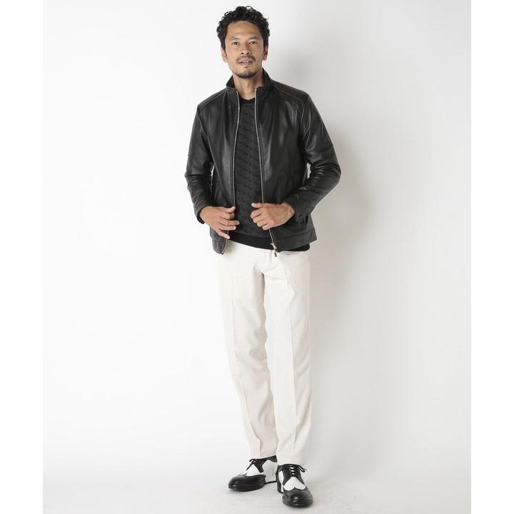 MEN'S BIGI 【俳優 渡部篤郎さん着用】ラムレザークローム